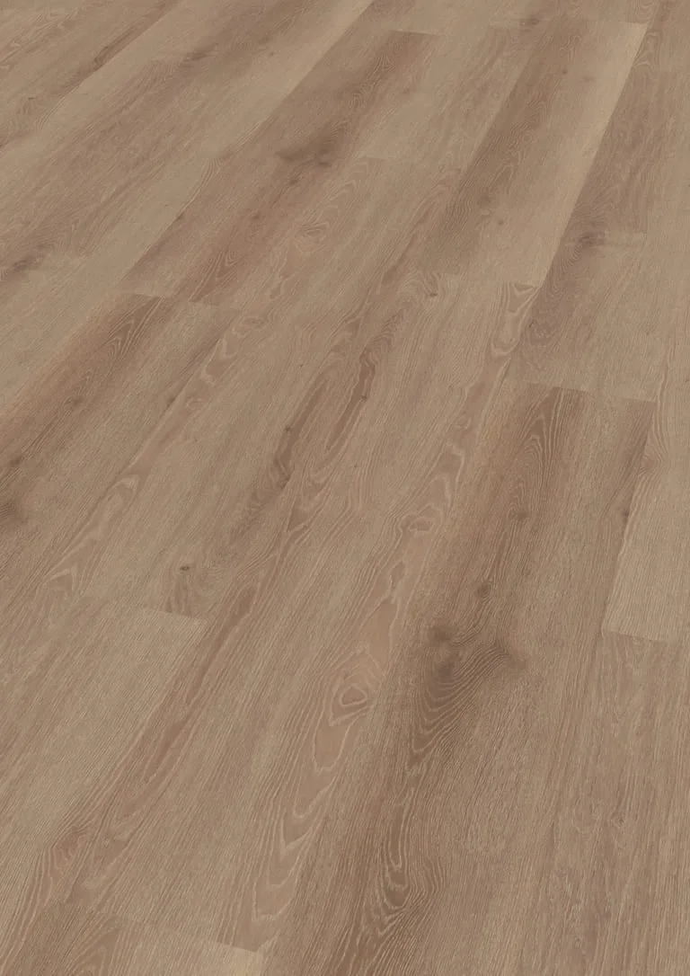 Detail van een PVC vloer met natuurlijke eiken houtstructuur